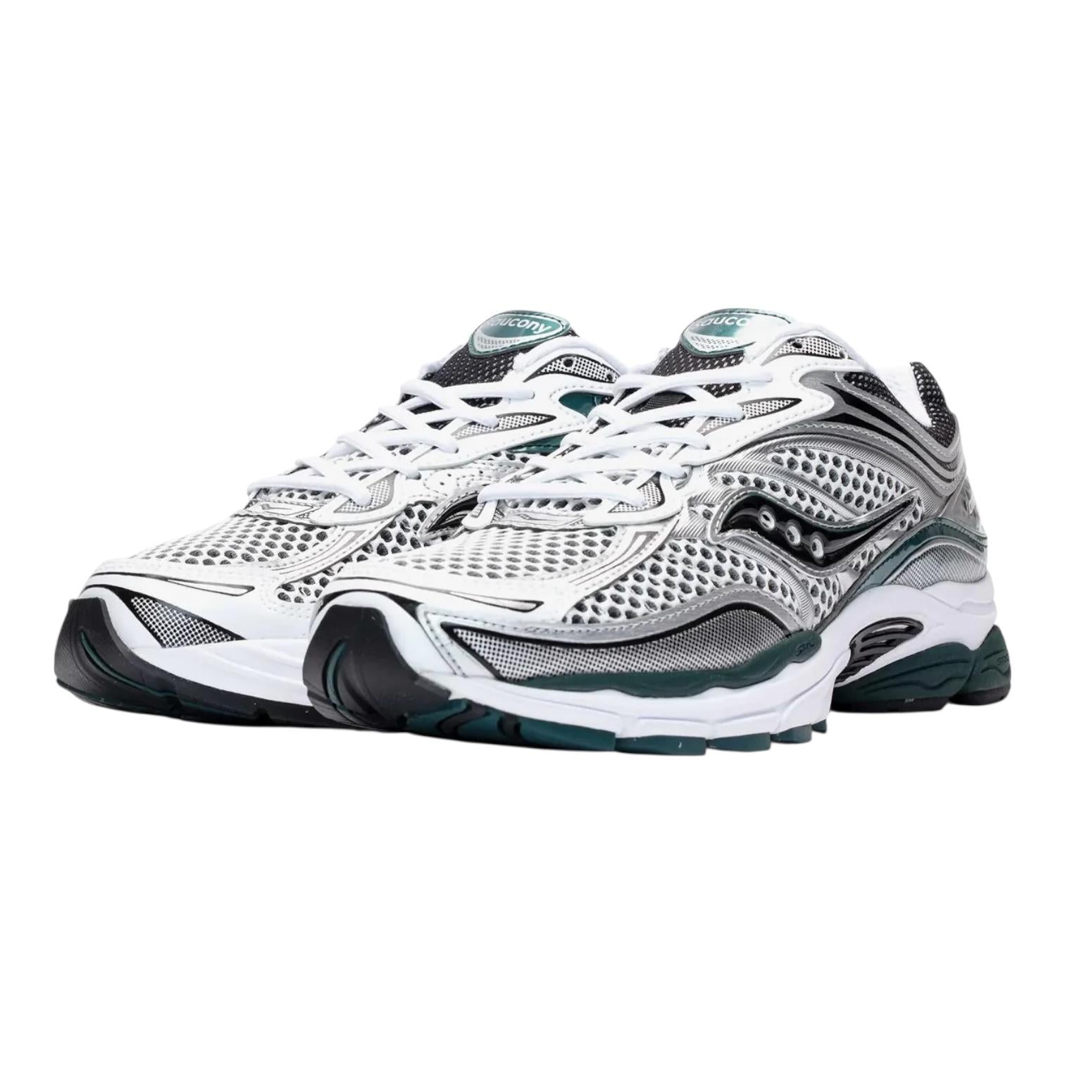 Saucony ProGrid Omni 9 S70739-56 Bianco Verde Sneakers Uomo coppia