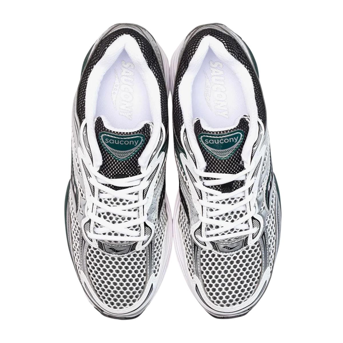 Saucony ProGrid Omni 9 S70739-56 Bianco Verde Sneakers Uomo vista dall'alto