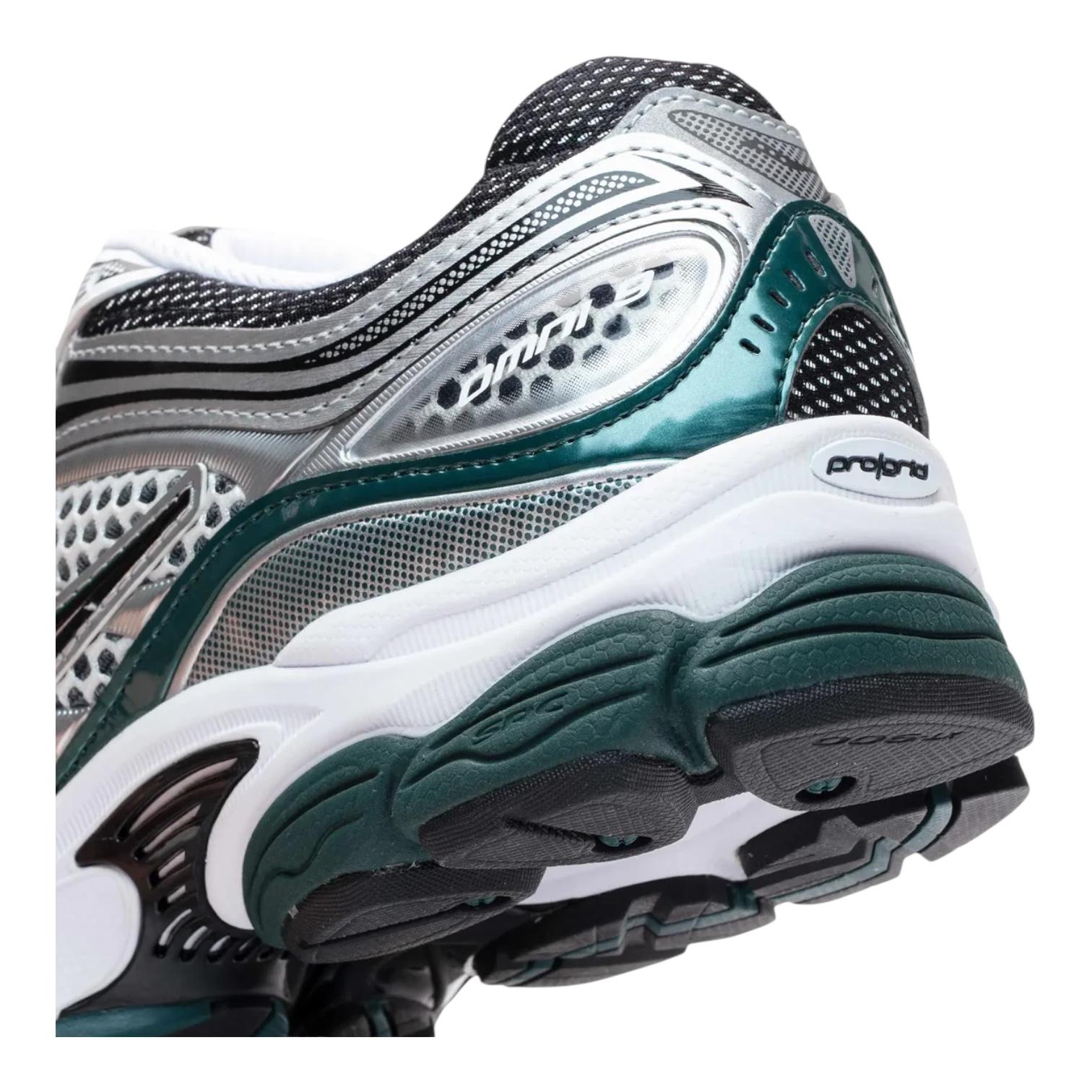 Saucony ProGrid Omni 9 S70739-56 Bianco Verde Sneakers Uomo vista tallone