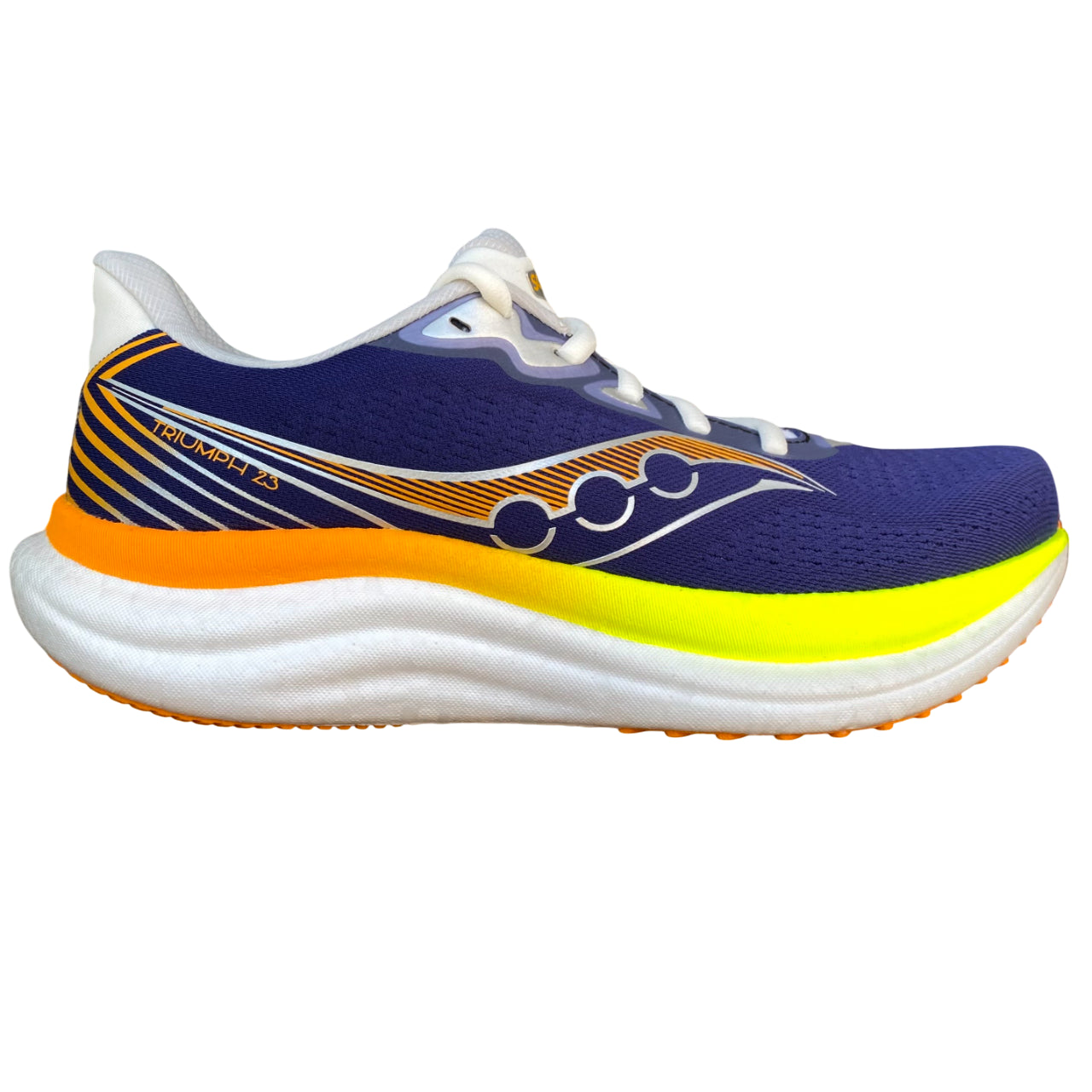 Saucony Scarpe Running Uomo Triumph 23 S21023-343 Blu – Ammortizzazione PWRRUN PB, Tomaia Traspirante e Comfort Prolungato