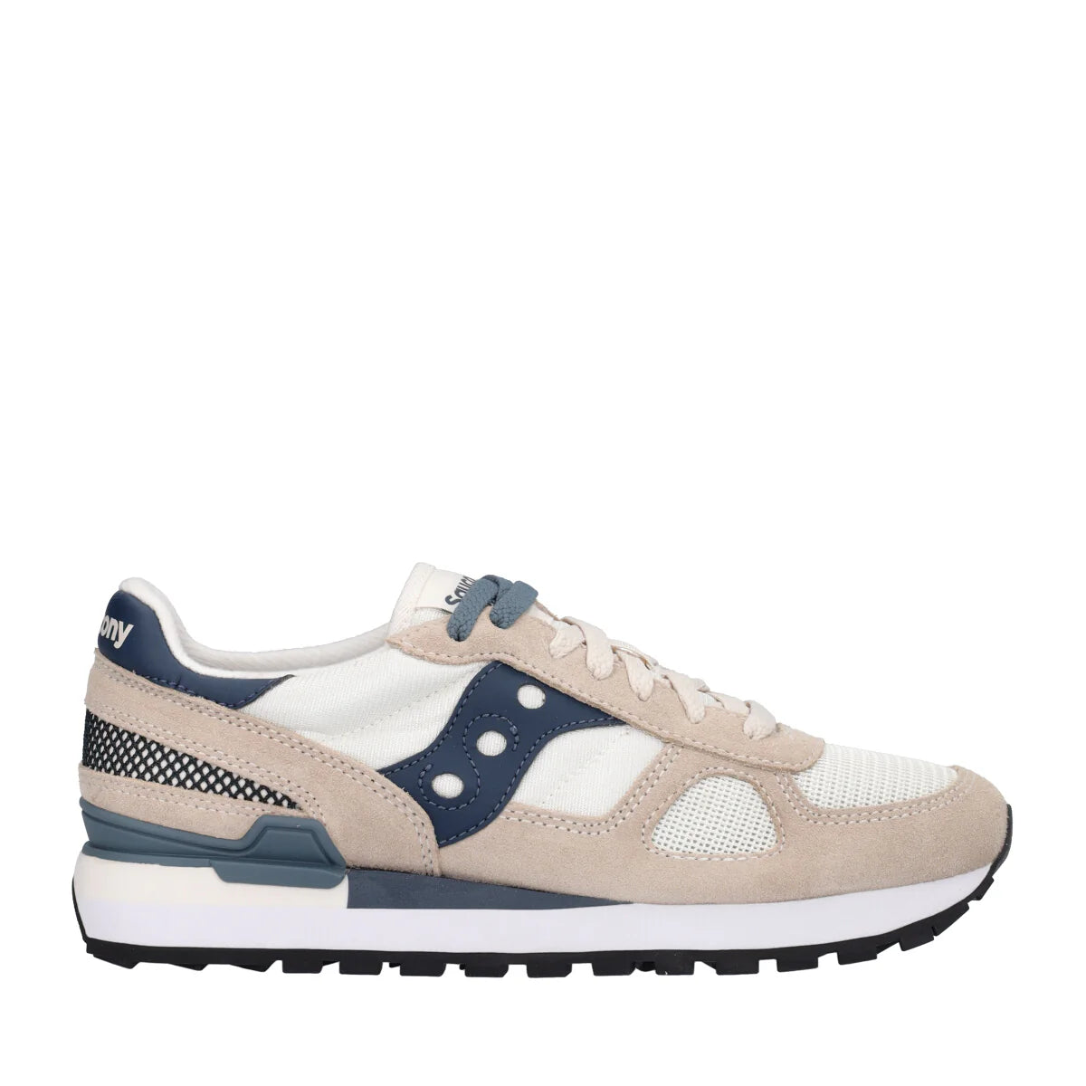 Saucony Shadow Original S2108-879 Sneakers Uomo Bianco Navy Blu Vintage