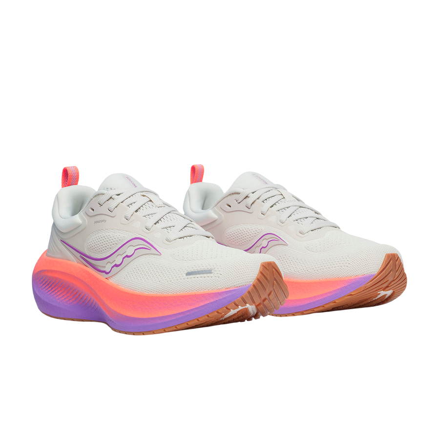 Saucony Surge 3 Donna Grigio-Quarzo S18215-242 | Scarpe Running Ammortizzate PowerGrid - front