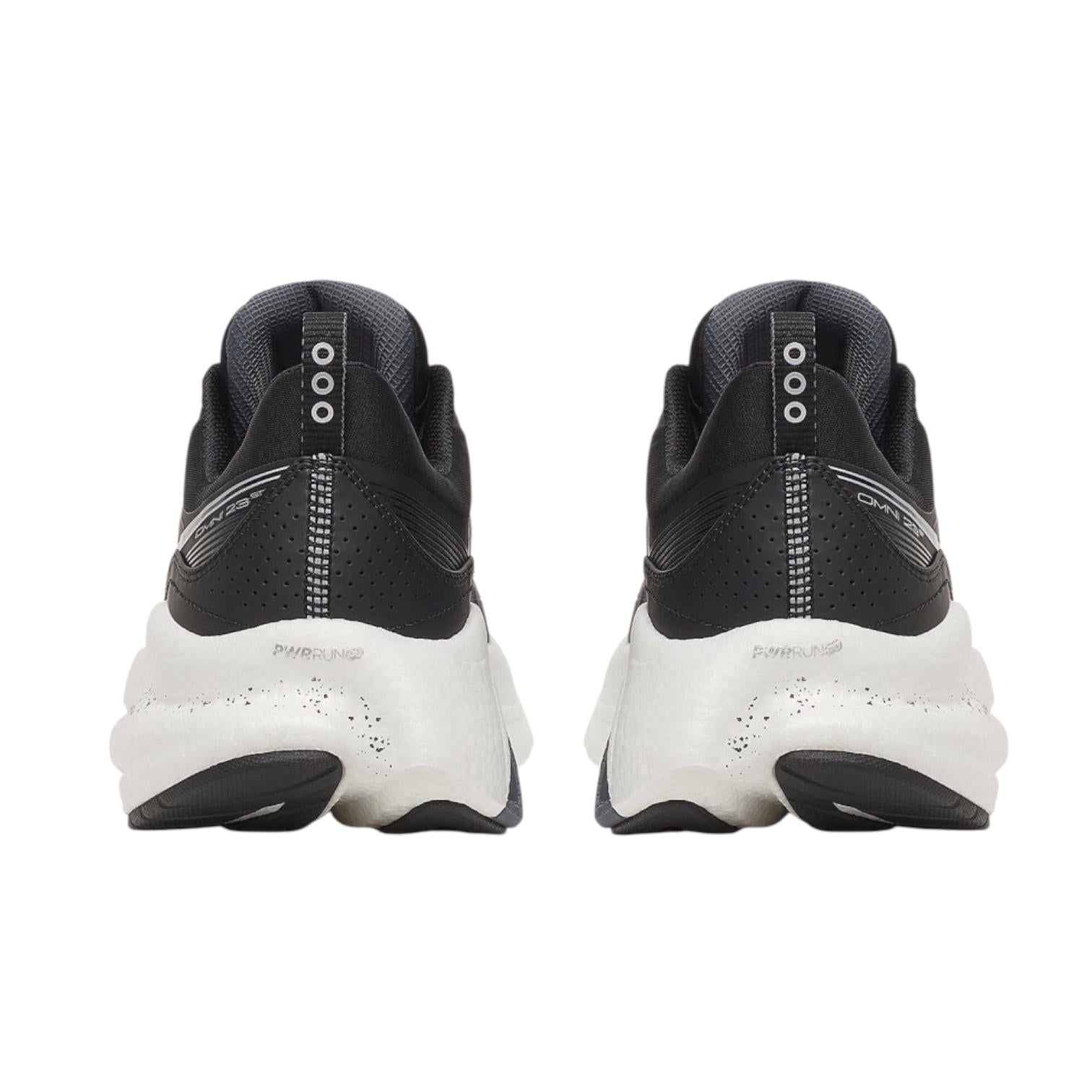 Saucony scarpa da corsa da uomo Omni ST 23 s21072-100 nero-argento