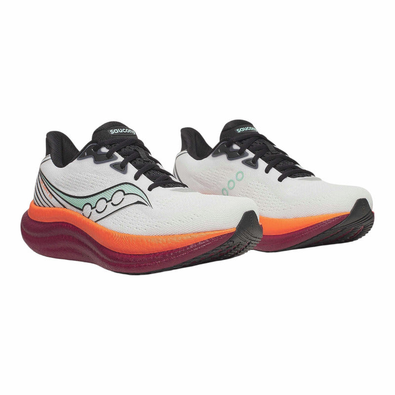Saucony scarpa da corsa da uomo Triumph 23 S21023-172 bianco vista avanti