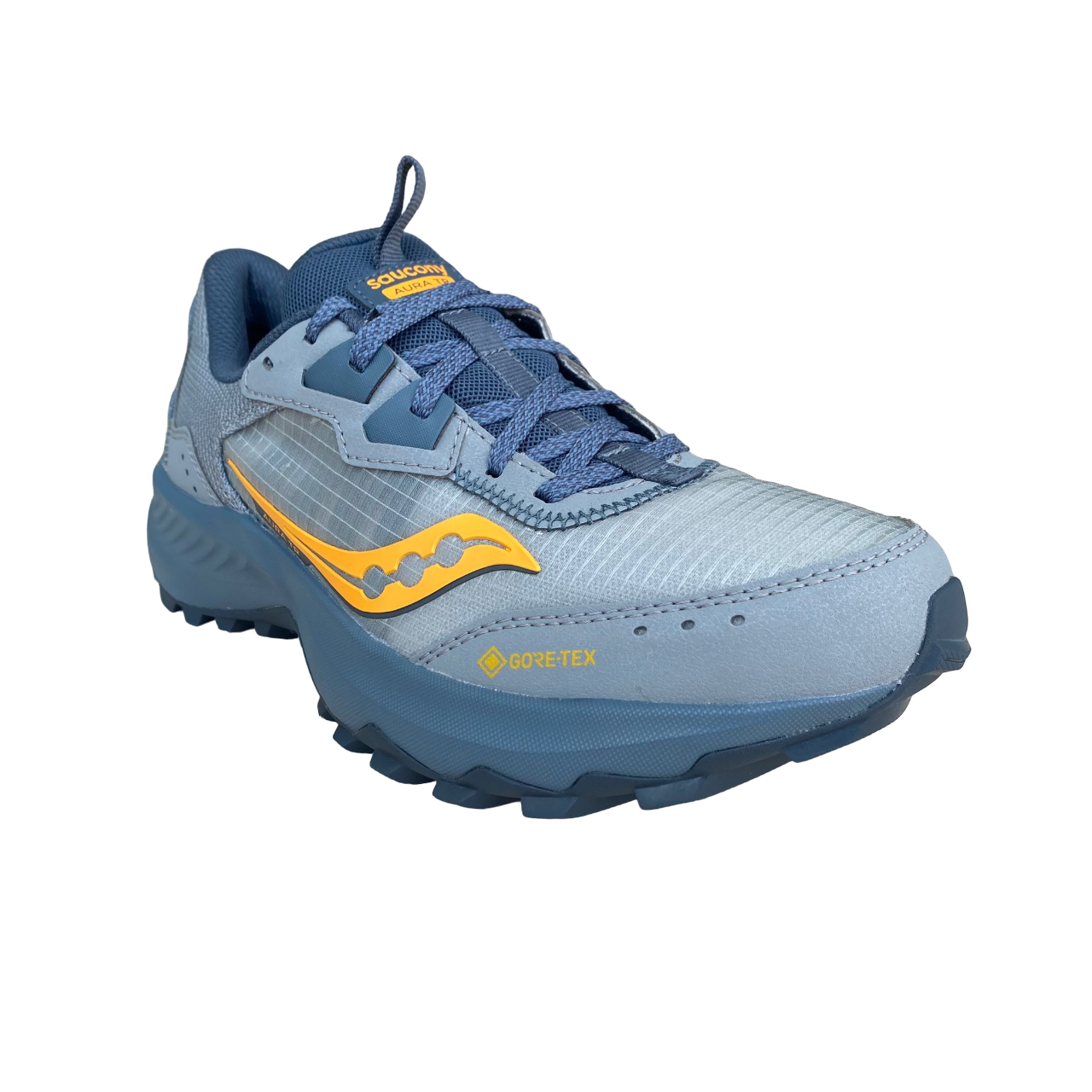 Saucony scarpa da trail da donna Aura TR GTX S10866-200 buccia di selce avanti