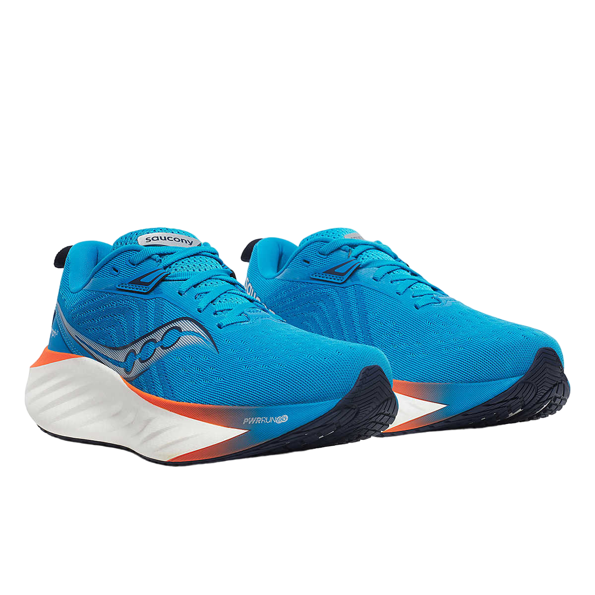 Saucony scarpa da corsa da uomo Triumph 22 S20964-217 azzurro-arancio