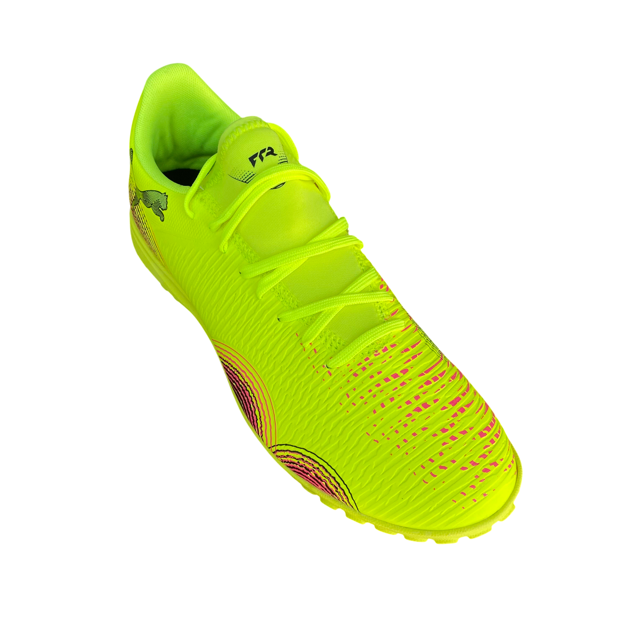 Dettaglio tomaia sintetica ultra-leggera scarpe calcetto Puma Future 8 Play TT uomo