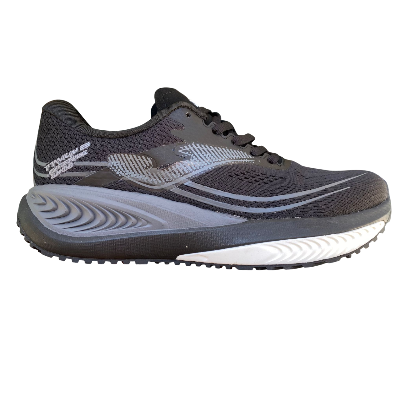 Scarpe da running Joma Titanium 25 nere uomo con tomaia mesh traspirante e tecnologia VTS