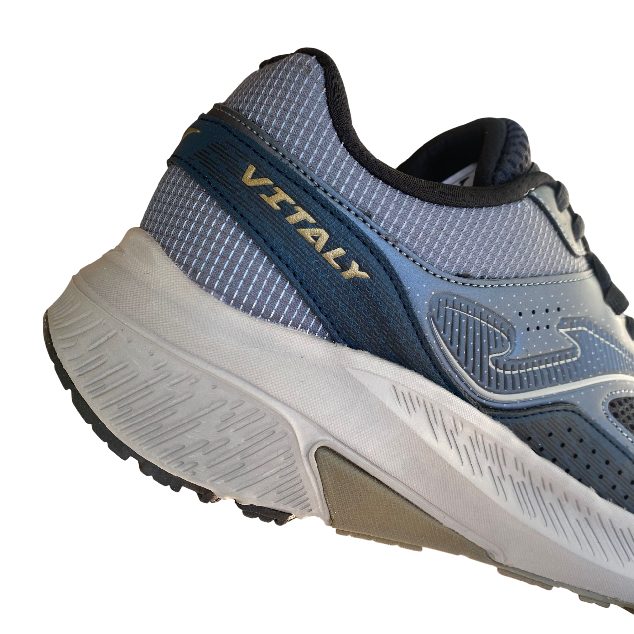 Retro scarpe da corsa Joma Vitaly grigio scuro uomo con intersuola phylon flessibile