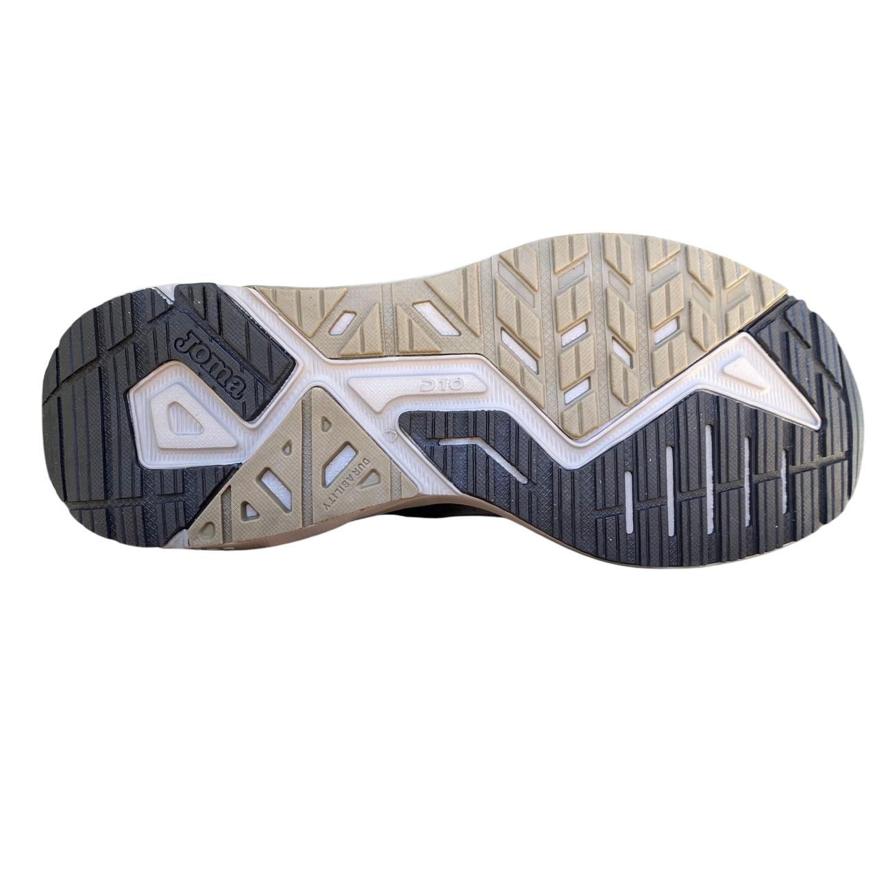 Suola in gomma scarpe running Joma Vitaly grigio scuro uomo resistente all'abrasione