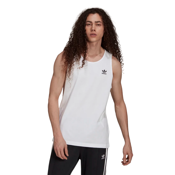 Adidas canotta sportiva da uomo Adicolor Essentials Trefoil H35497 bianco