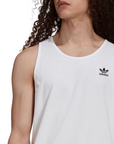 Adidas canotta sportiva da uomo Adicolor Essentials Trefoil H35497 bianco