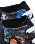 Converse sneakers alta da bambino in tela Ctas Hi 670212C nero