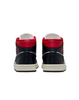 Jordan scarpa sneakers alta Alta Jordan 1 Mid BQ6472 061 nero-rosso-bianco