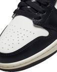 Jordan scarpa sneakers alta Alta Jordan 1 Mid BQ6472 061 nero-rosso-bianco