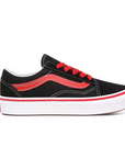 Vans sneakers da ragazzo Old Skool Comfycush VN0A4U334HJ1 POP nero rosso