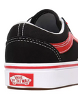 Vans sneakers da ragazzo Old Skool Comfycush VN0A4U334HJ1 POP nero rosso