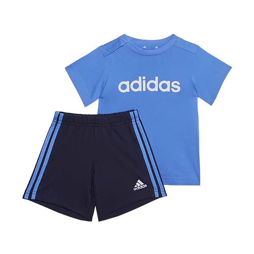 Adidas completino da bambino T-shirt+pantaloncino UH5891 sky-blu-white