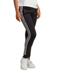 Adidas Pantalone sportivo con polsino da donna 3 strisce in cotone leggero IC8770 black-white