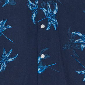 Blend Camicia da uomo manica corta a fantasia Short Sleeved Shirt 20715452 194024 dress blue