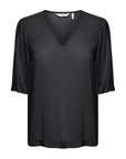 b.young maglia da donna con scollo a V 20812919 200451 black