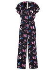 b.young Tuta casual da donna con scollo a V Bymmjoella Jumpsuit 20811294 200453 black mix