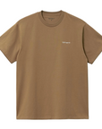 Carhartt T-shirt manica corta da uomo S/S Script Embroidery I030435 1GM buffalo