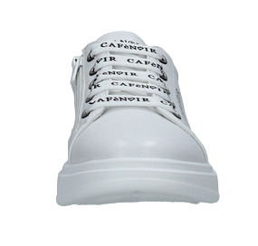 CafèNoir sneakers da ragazza con laccio e zip laterale C-2020 white