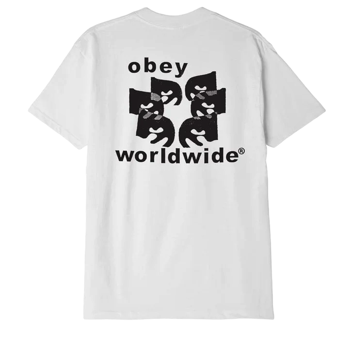 Obey maglietta manica corta da uomo Worldwide Eyes Classic 165263364 bianco
