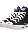 Converse Chuck Taylor All Star scarpe alte in tela A01588C black-high risk red