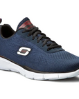 Skechers scarpa da ginnastica da uomo Equalizer Quick Reaction 51368 NVY blu