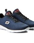 Skechers scarpa da ginnastica da uomo Equalizer Quick Reaction 51368 NVY blu