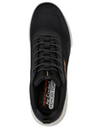 Skechers scarpa fitness da uomo con laccio elastico Bounder Intread 232377/BLK nero
