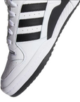 Adidas Originals scarpa sneakers alta da uomo Forum Mid FY7939 bianco-nero