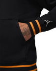 Jordan Felpa da uomo con cappuccio e tasche a marsupio Flight MVP FB6996-010 nero-arancio