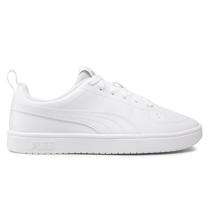Puma scarpa Sneakers da ragazzo con laccio Rickie Jr 384311 01 bianco-grigio