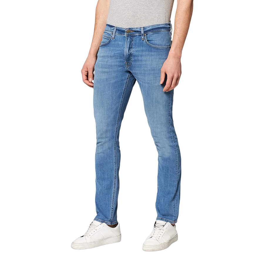 Lee pantalone Jeans da uomo a vita media Luke L719NLLT  blu chiaro