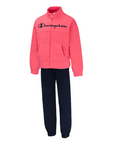 Champion tuta sportiva da ragazza con felpa a cerniera intera 404921 PS083 rosa-blu