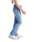 Lee Kids pantalone jeans 5 tasche a zampa da ragazza Breese Mid Soho LEG5006 blu chiaro