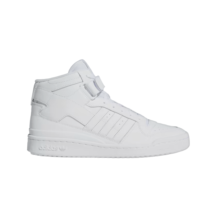 Adidas Originals scarpa sneakers alta da uomo Forum Mid FY4975 bianco