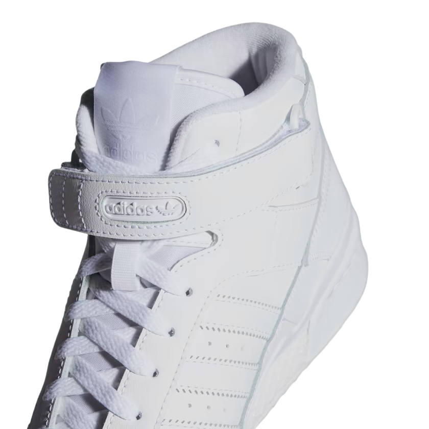 Adidas Originals scarpa sneakers alta da uomo Forum Mid FY4975 bianco