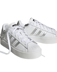 Adidas Originals Scarpa sneakers da donna Superstar Bonega IF7582 bianco-argento-nero