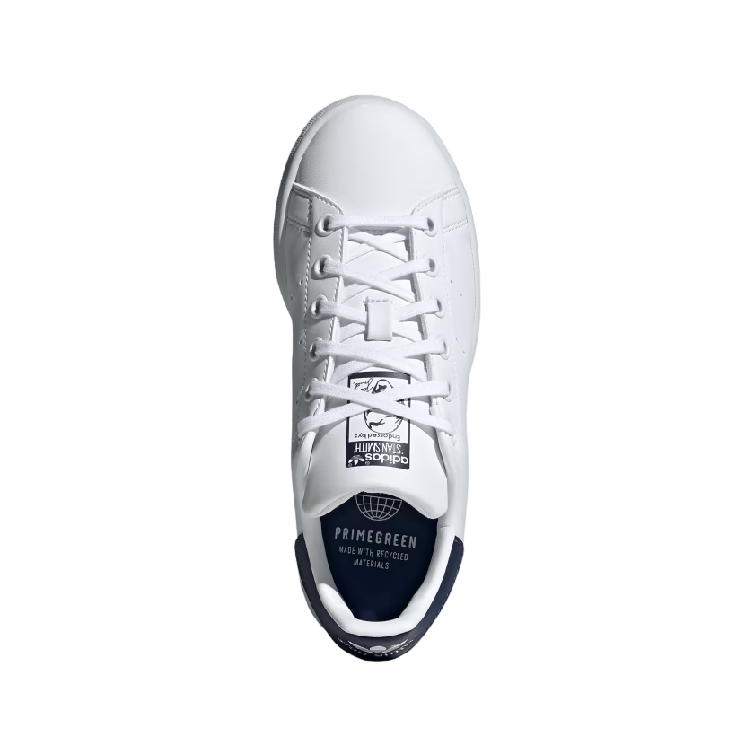 Adidas Originals scarpa sneakers da ragazzi Stan Smith H6821 bianco-blu