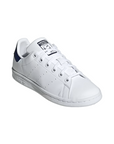 Adidas Originals scarpa sneakers da ragazzi Stan Smith H6821 bianco-blu