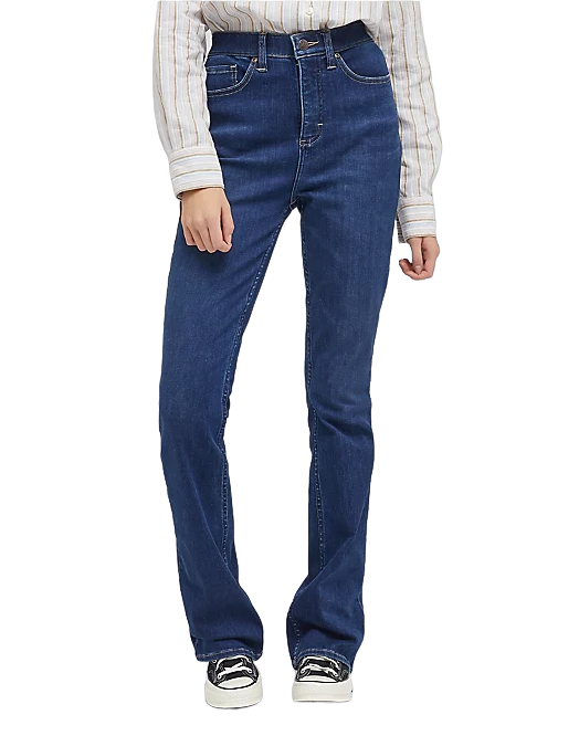 Lee pantalone jeans da donna ultra comfort a zampa 112333221 eclipse