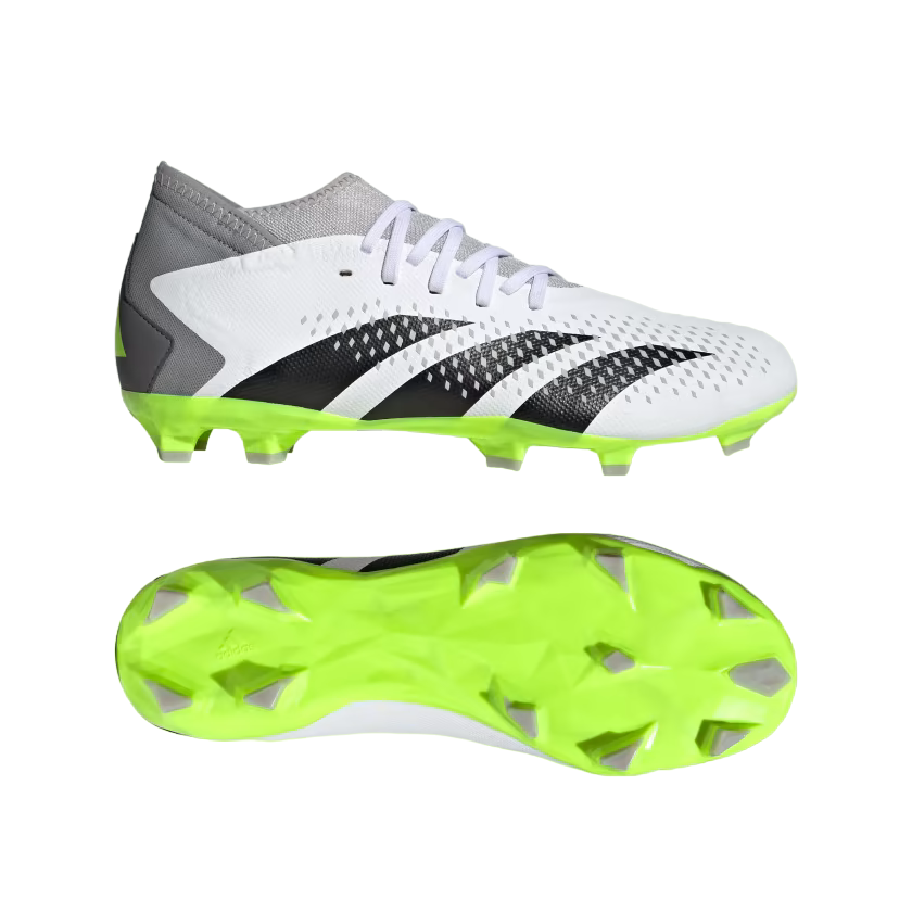 Adidas scarpa da calcio da uomo Predator Accuracy.3 FG GZ0024 bianco-nero