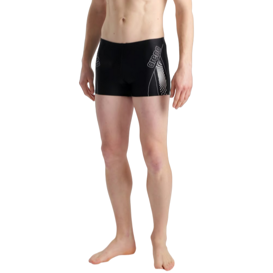Arena Costume a pantaloncino aderente da piscina da uomo con stampa 005793510 nero-bianco