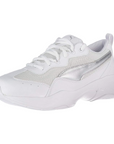 Puma scarpa sportiva da donna Cilia 369778 16 bianco argento