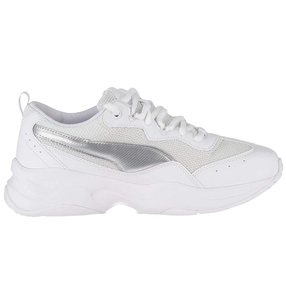 Puma scarpa sportiva da donna Cilia 369778 16 bianco argento