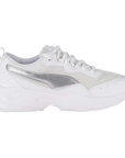 Puma scarpa sportiva da donna Cilia 369778 16 bianco argento